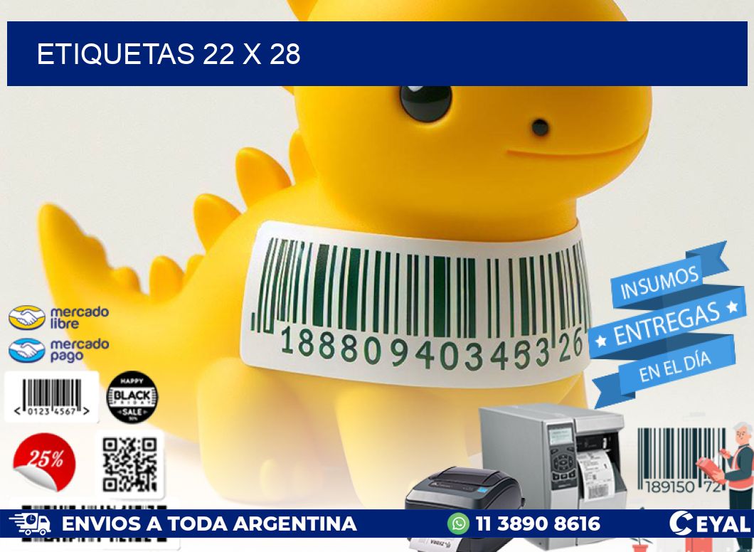 ETIQUETAS 22 x 28