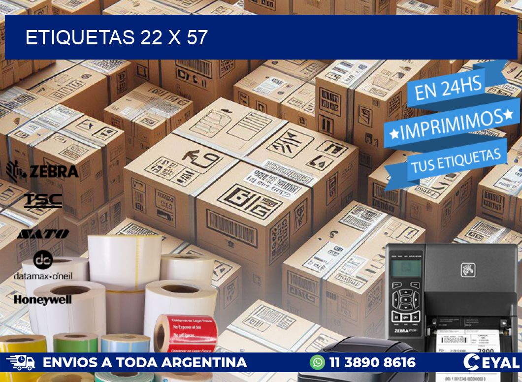 ETIQUETAS 22 x 57