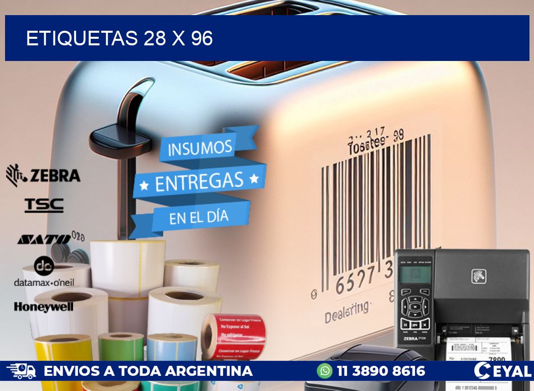 ETIQUETAS 28 x 96