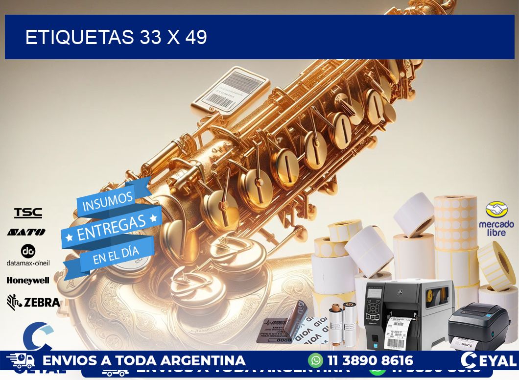 ETIQUETAS 33 x 49