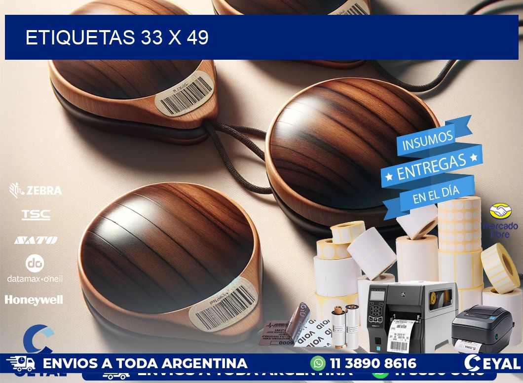 ETIQUETAS 33 x 49
