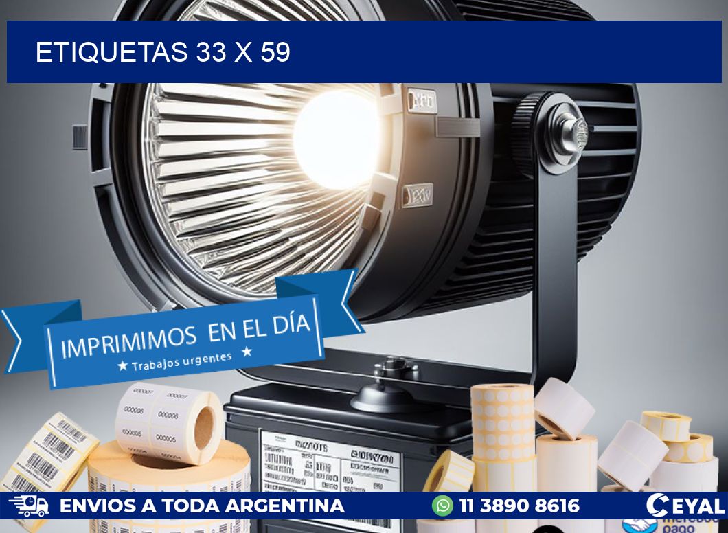 ETIQUETAS 33 x 59