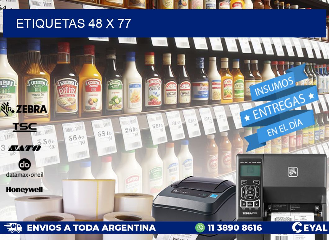 ETIQUETAS 48 x 77