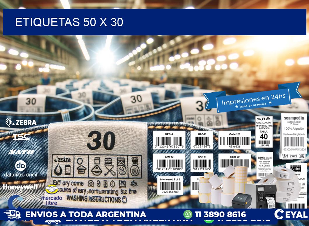 ETIQUETAS 50 x 30