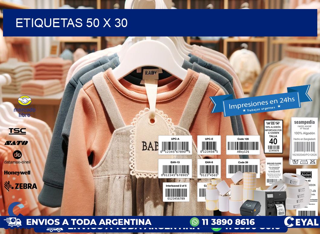 ETIQUETAS 50 x 30