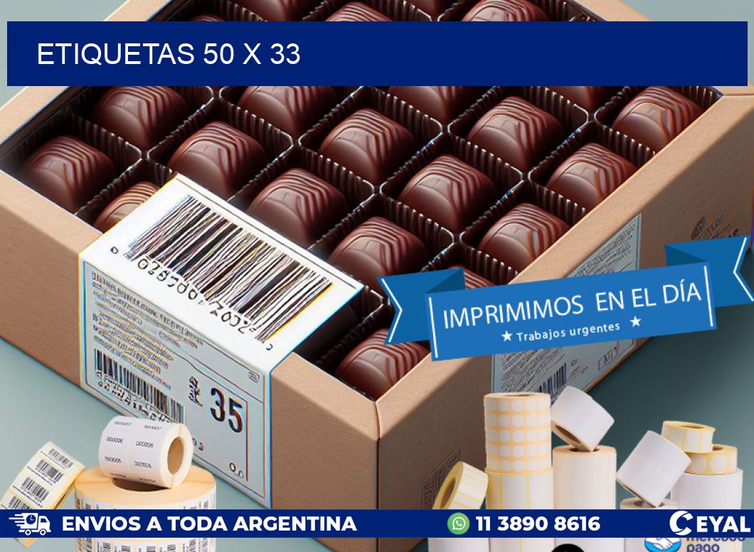 ETIQUETAS 50 x 33