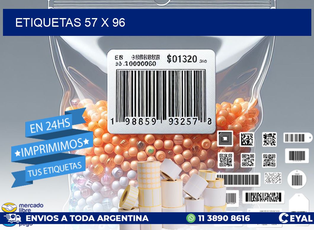 ETIQUETAS 57 x 96