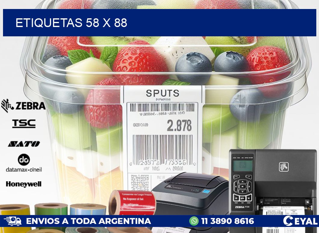 ETIQUETAS 58 x 88