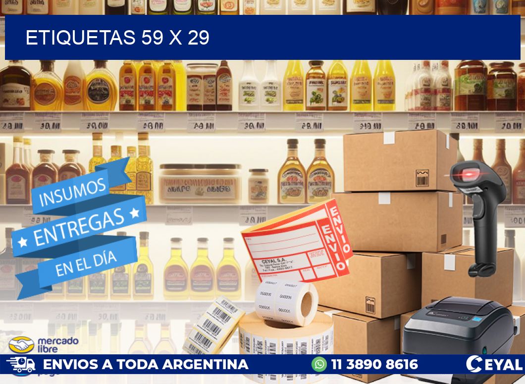 ETIQUETAS 59 x 29