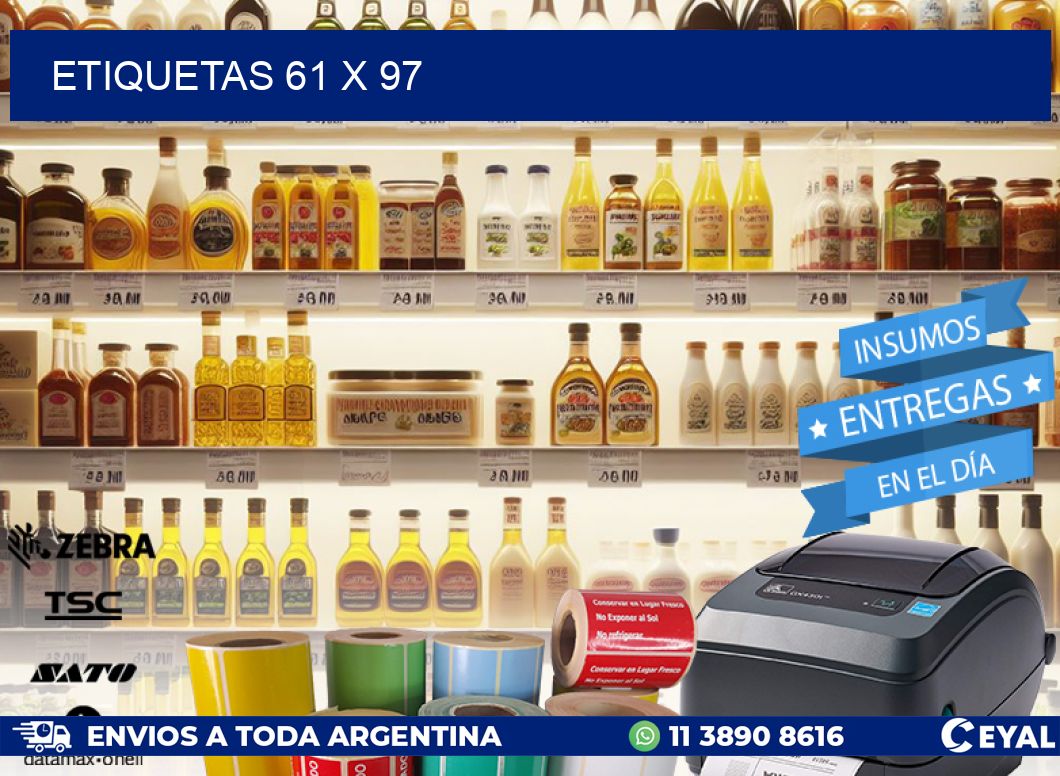 ETIQUETAS 61 x 97