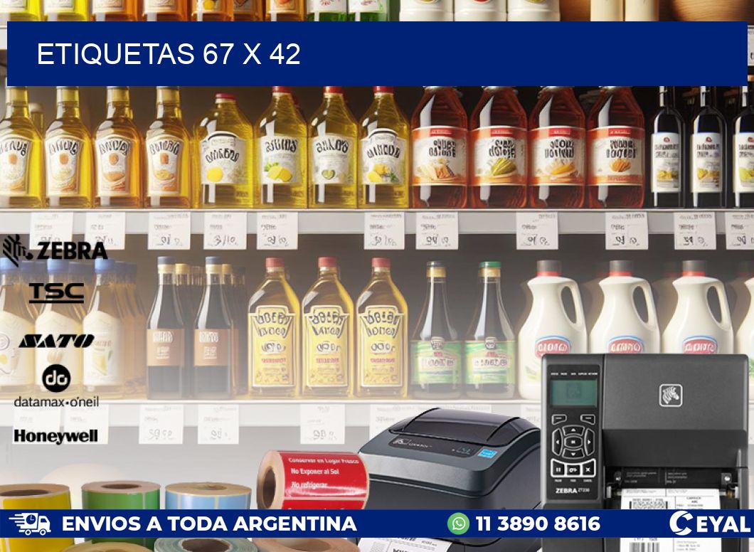 ETIQUETAS 67 x 42