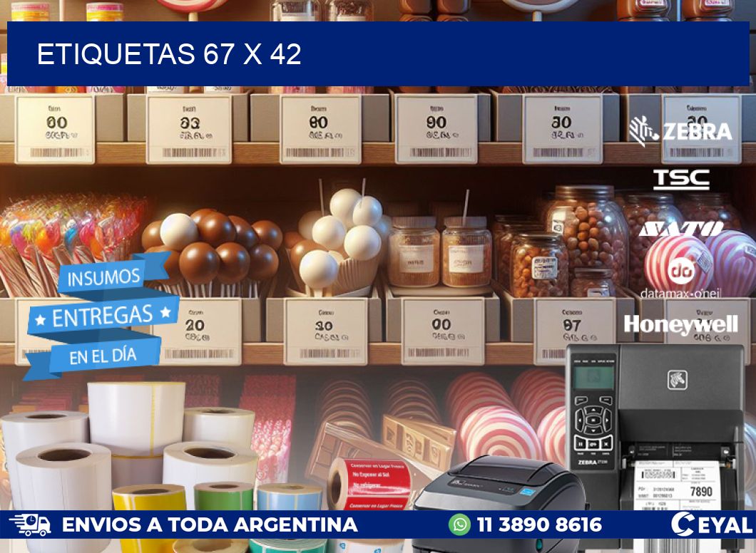 ETIQUETAS 67 x 42