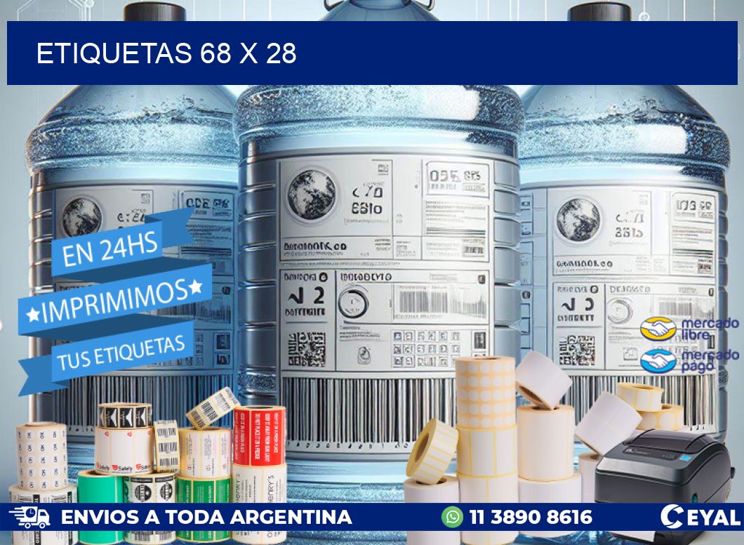 ETIQUETAS 68 x 28