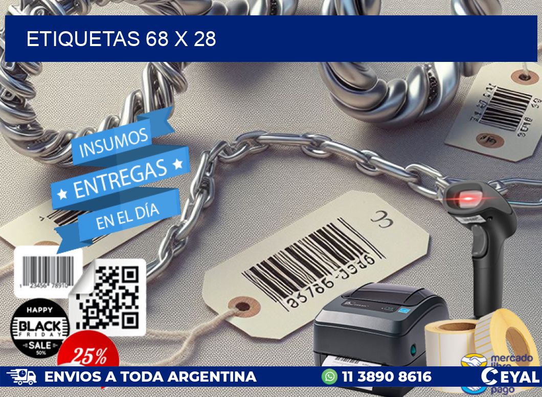 ETIQUETAS 68 x 28