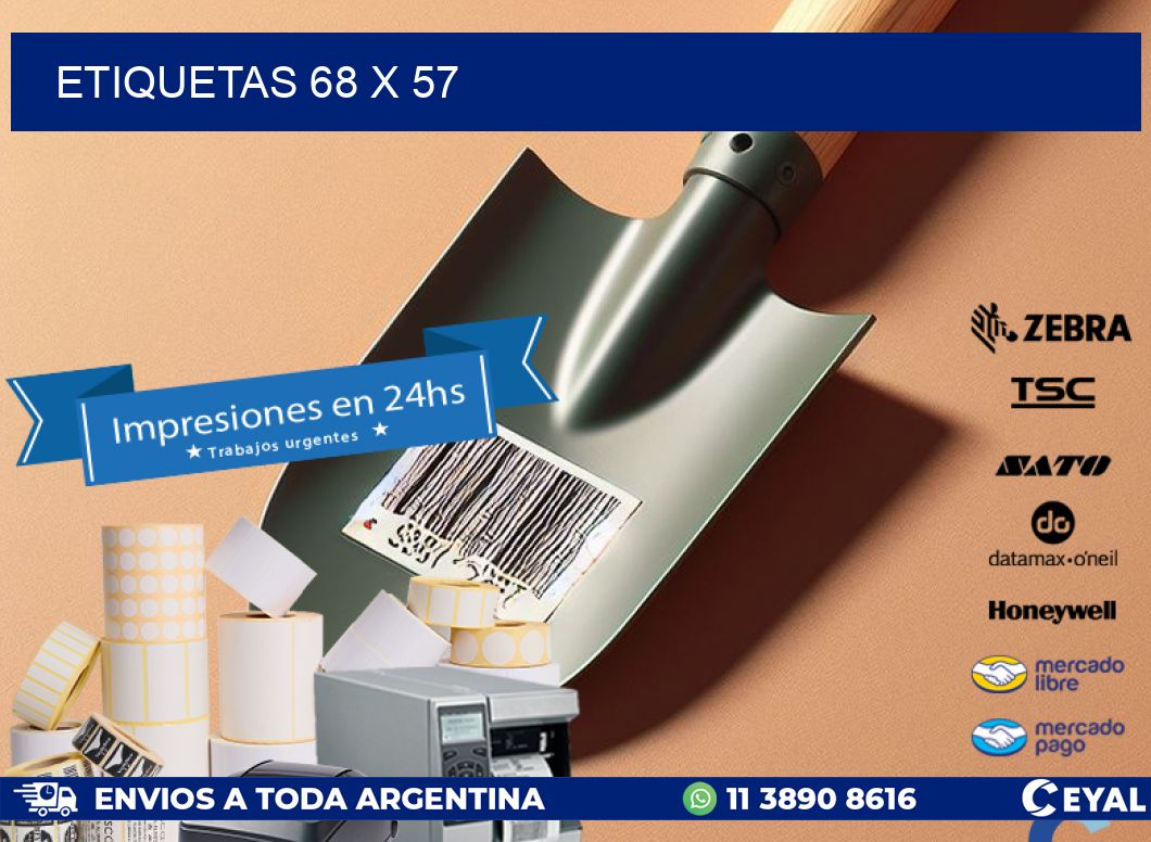 ETIQUETAS 68 x 57