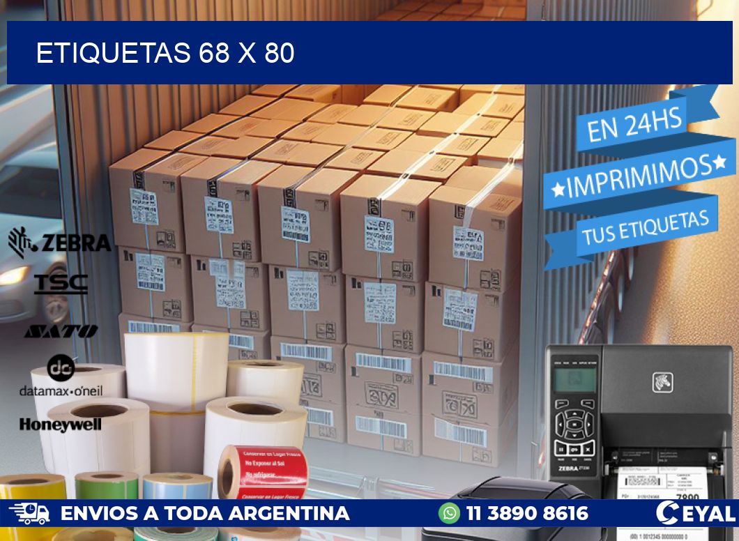 ETIQUETAS 68 x 80