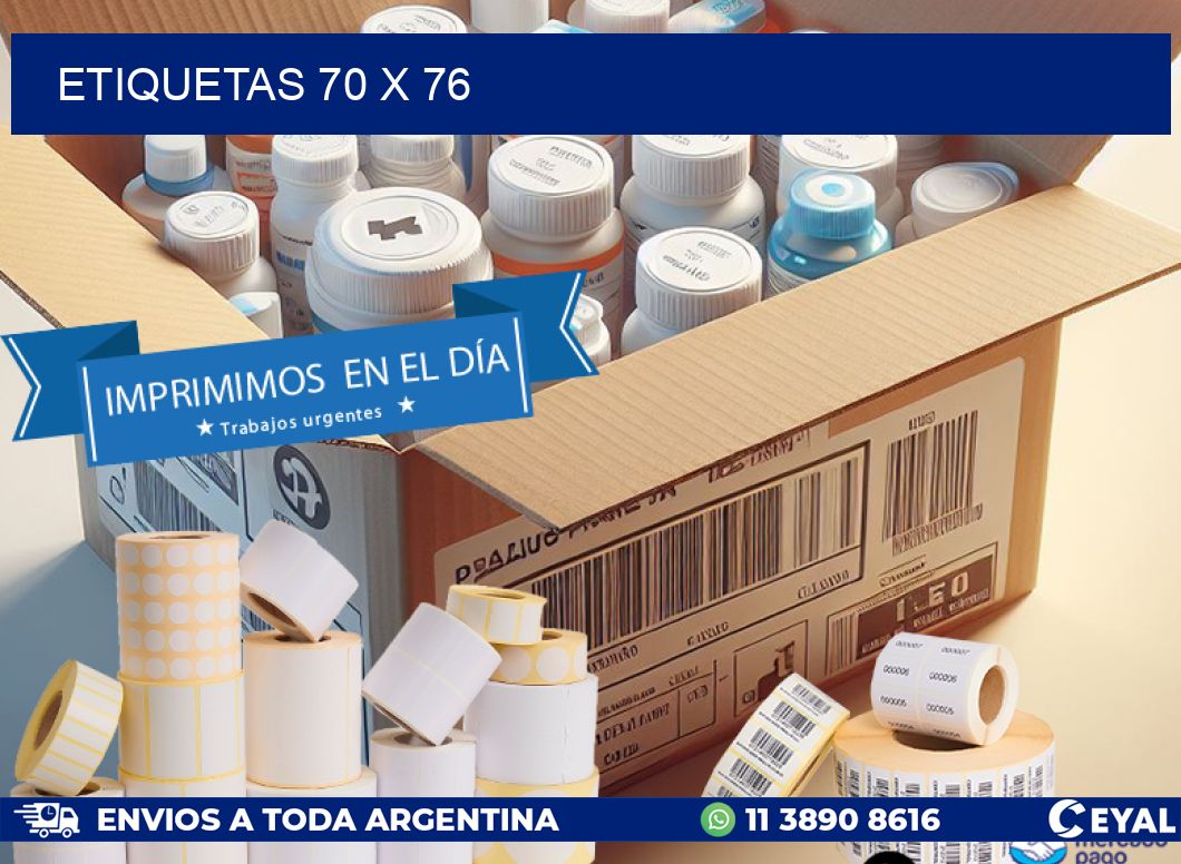 ETIQUETAS 70 x 76