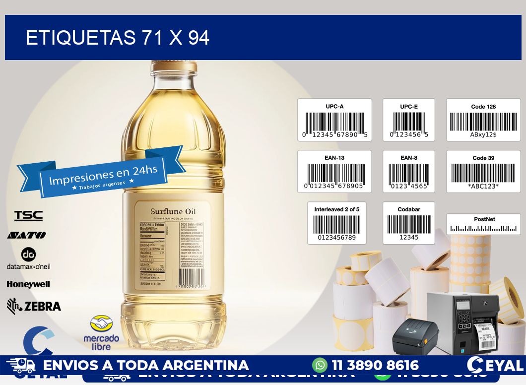 ETIQUETAS 71 x 94
