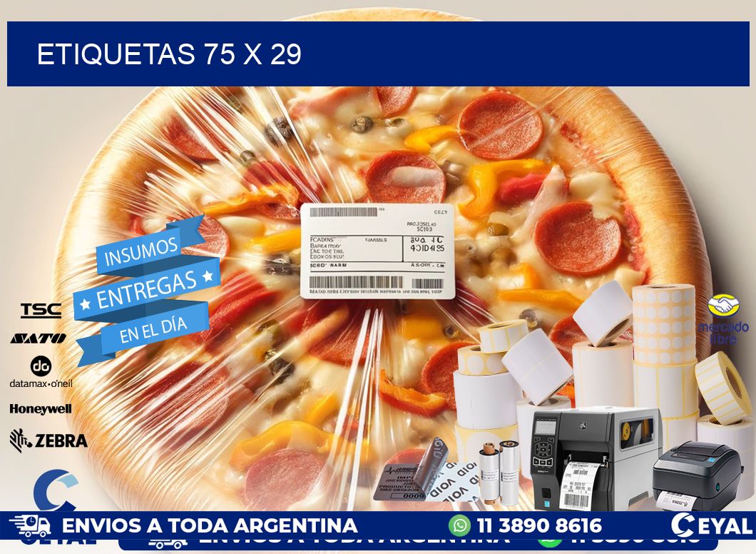 ETIQUETAS 75 x 29