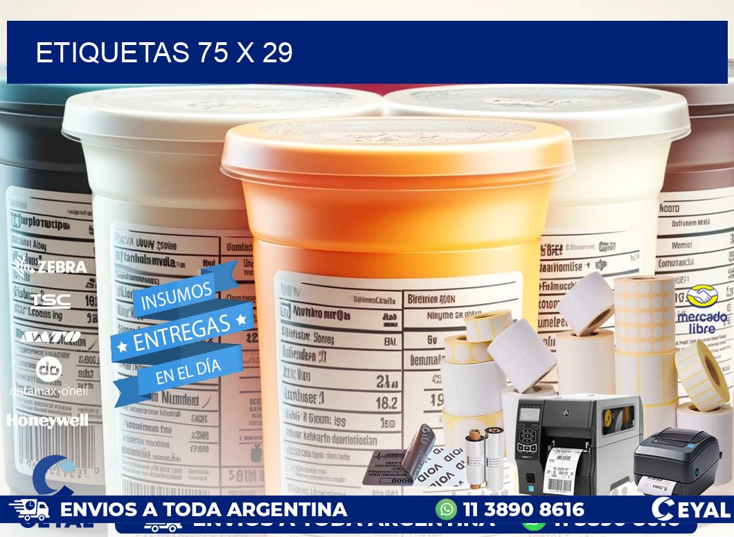 ETIQUETAS 75 x 29