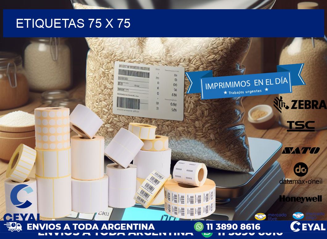 ETIQUETAS 75 x 75