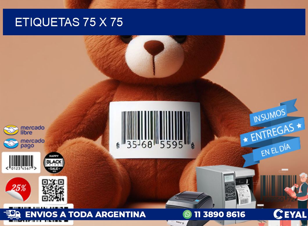 ETIQUETAS 75 x 75