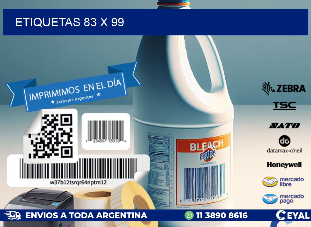 ETIQUETAS 83 x 99
