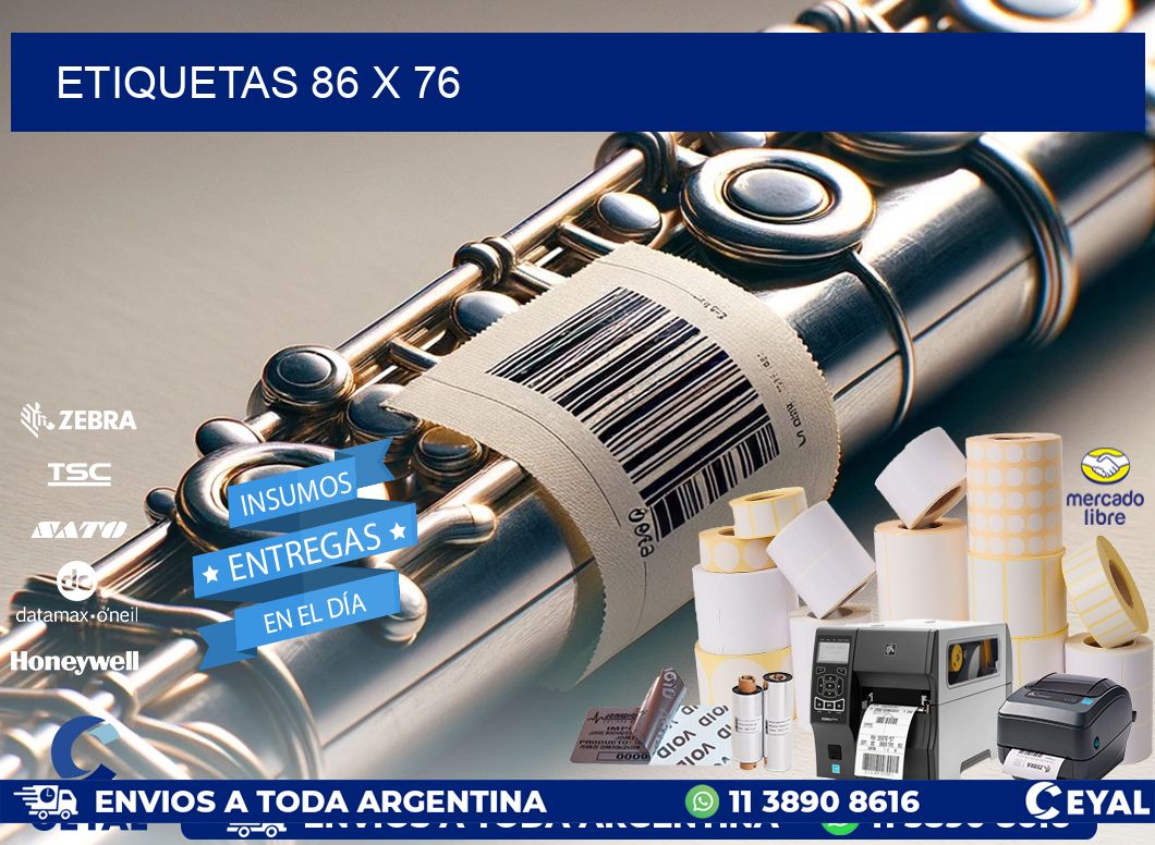 ETIQUETAS 86 x 76