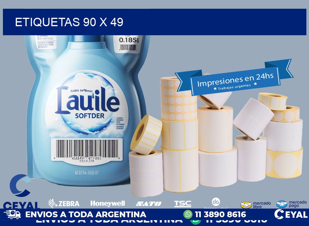 ETIQUETAS 90 x 49