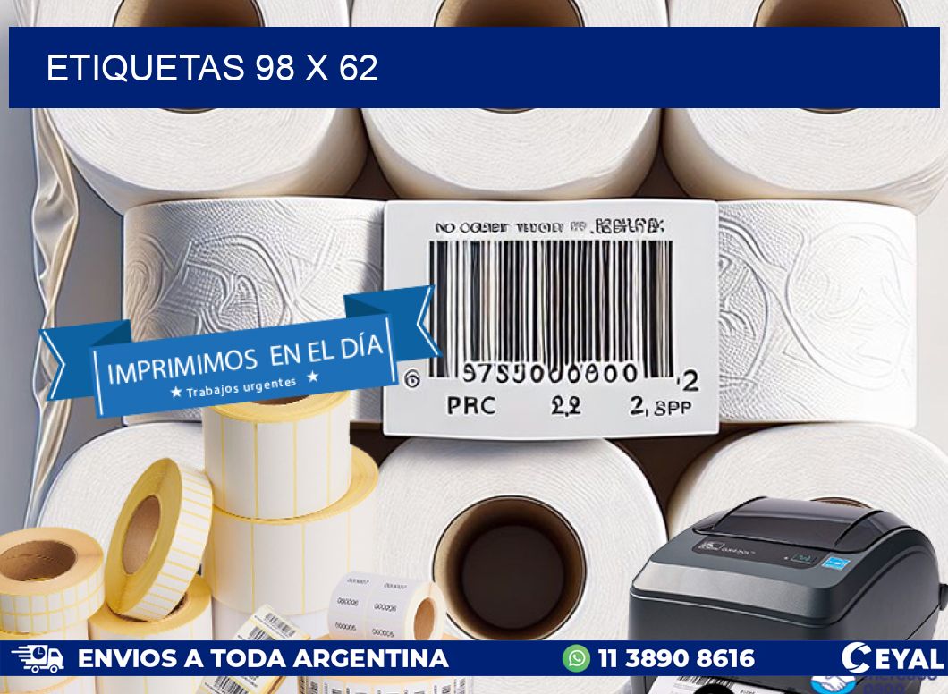ETIQUETAS 98 x 62