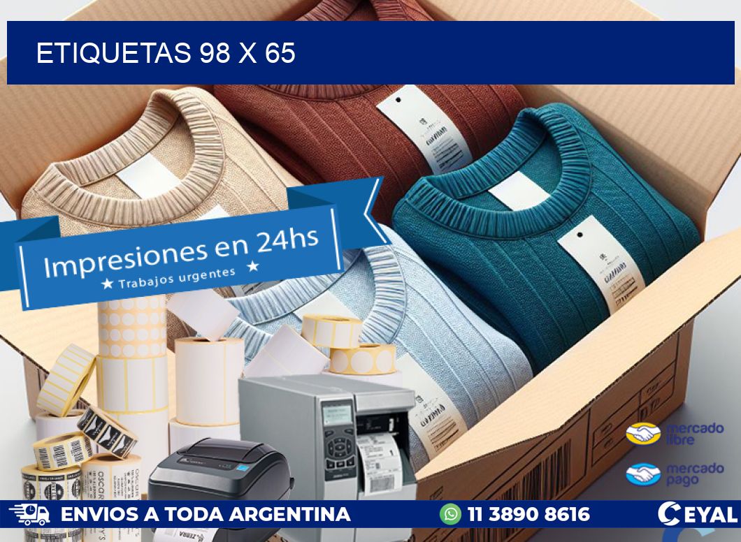 ETIQUETAS 98 x 65