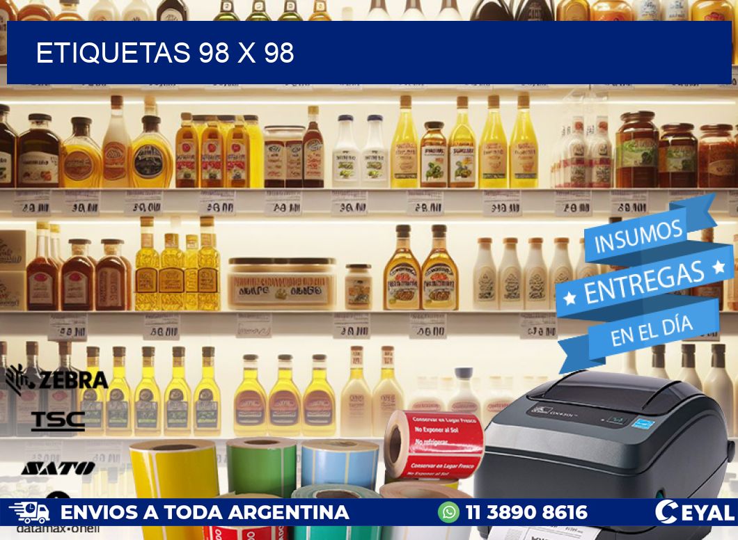 ETIQUETAS 98 x 98