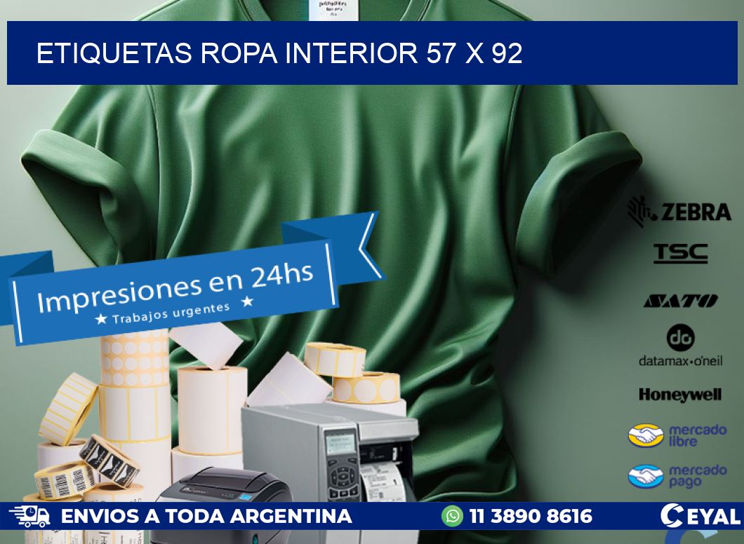 ETIQUETAS ROPA INTERIOR 57 x 92