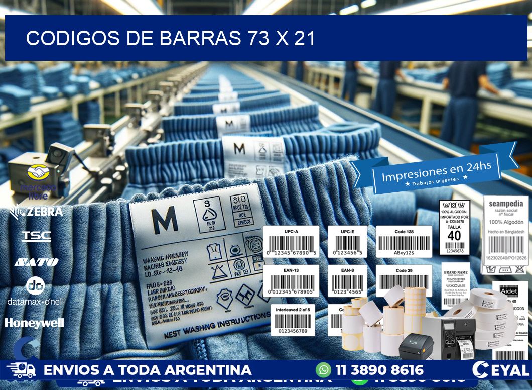 codigos de barras 73 x 21