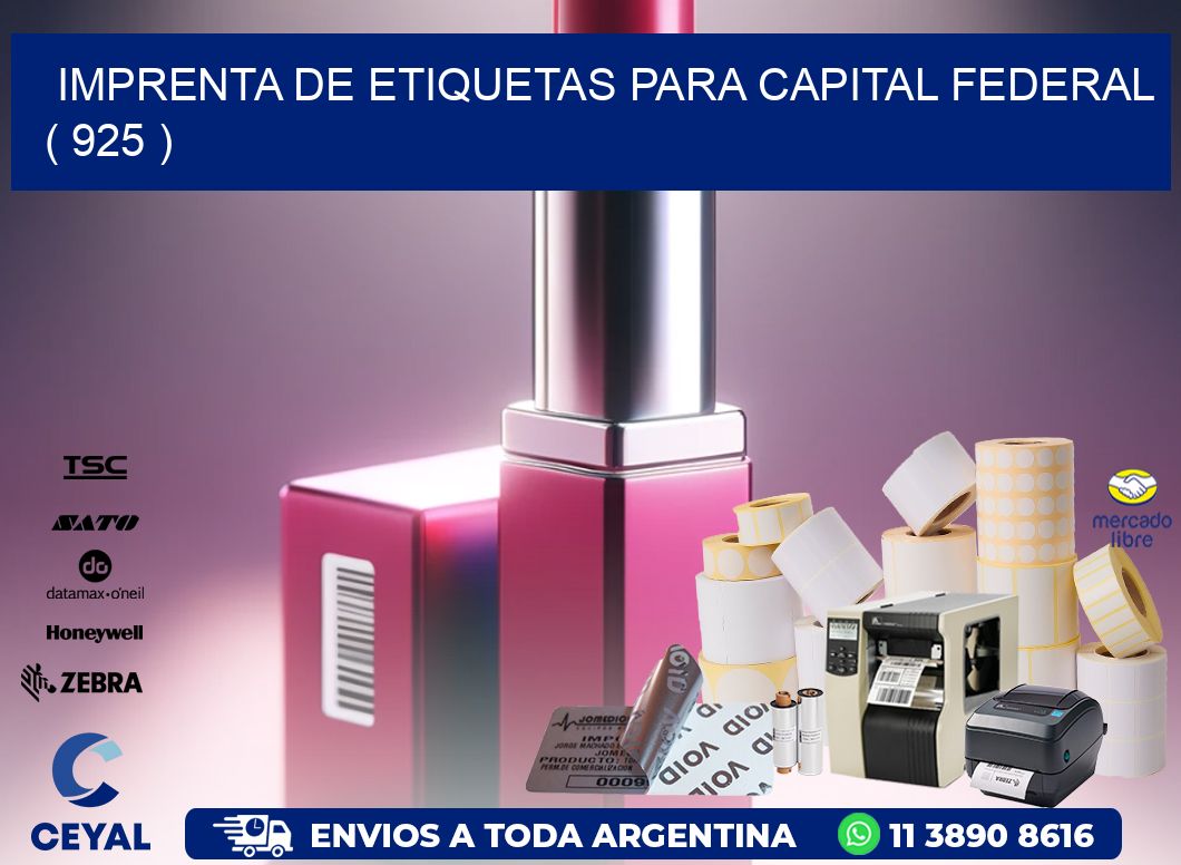 imprenta de etiquetas para capital federal ( 925 )