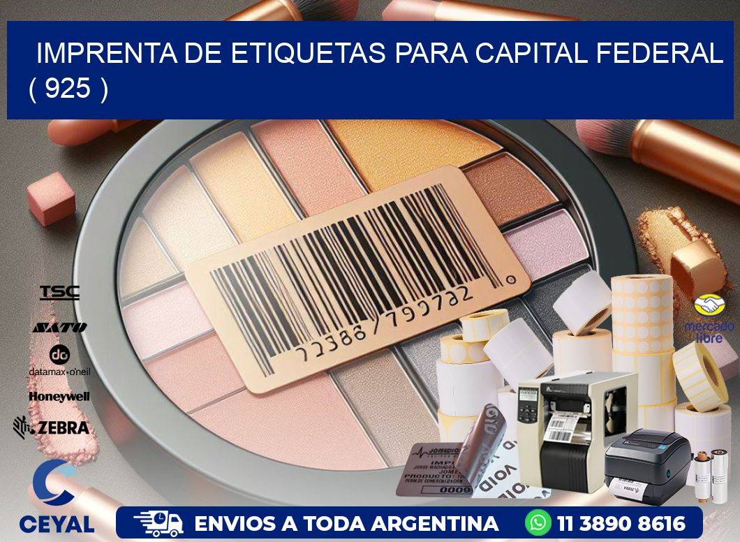 imprenta de etiquetas para capital federal ( 925 )