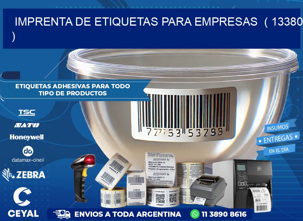 imprenta de etiquetas para empresas ( 13380 )