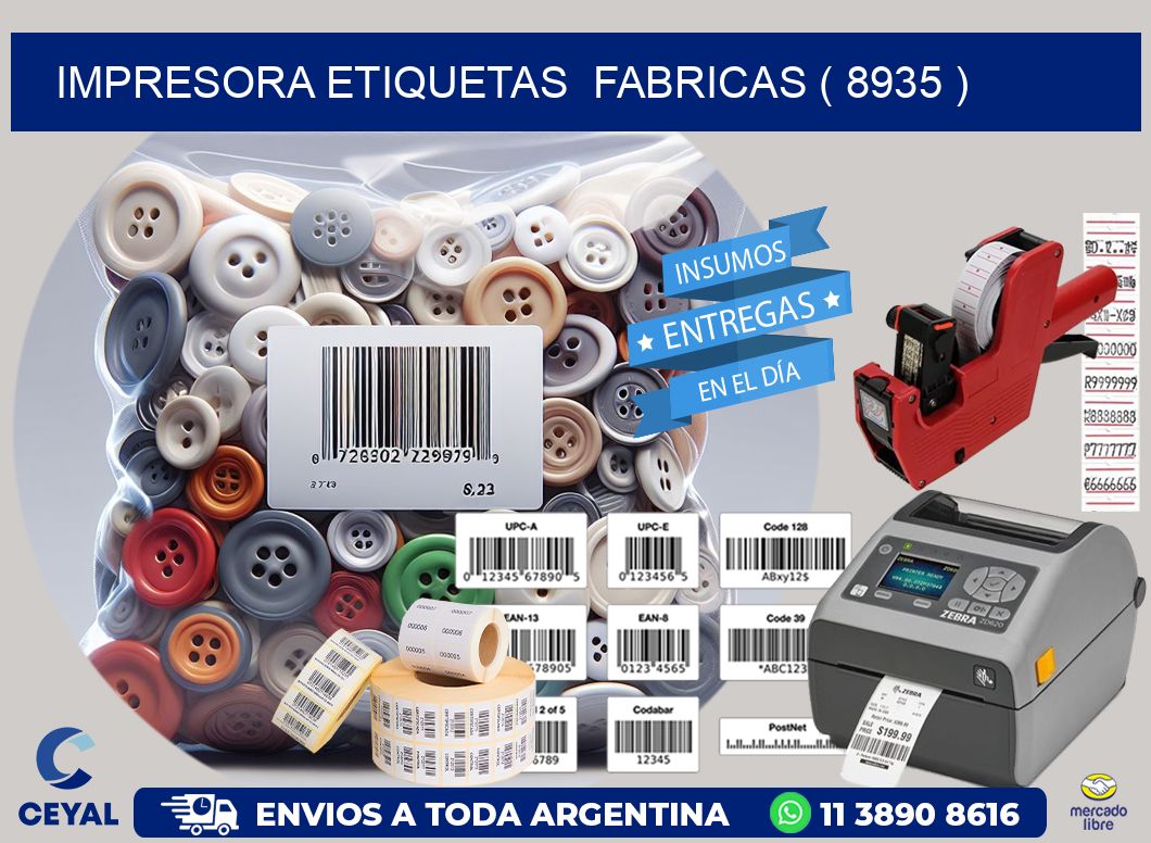 impresora etiquetas fabricas ( 8935 )