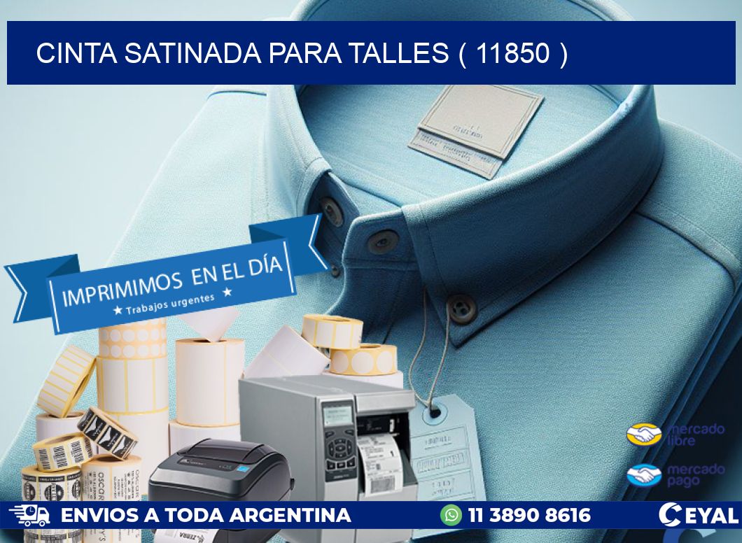 CINTA SATINADA PARA TALLES ( 11850 )