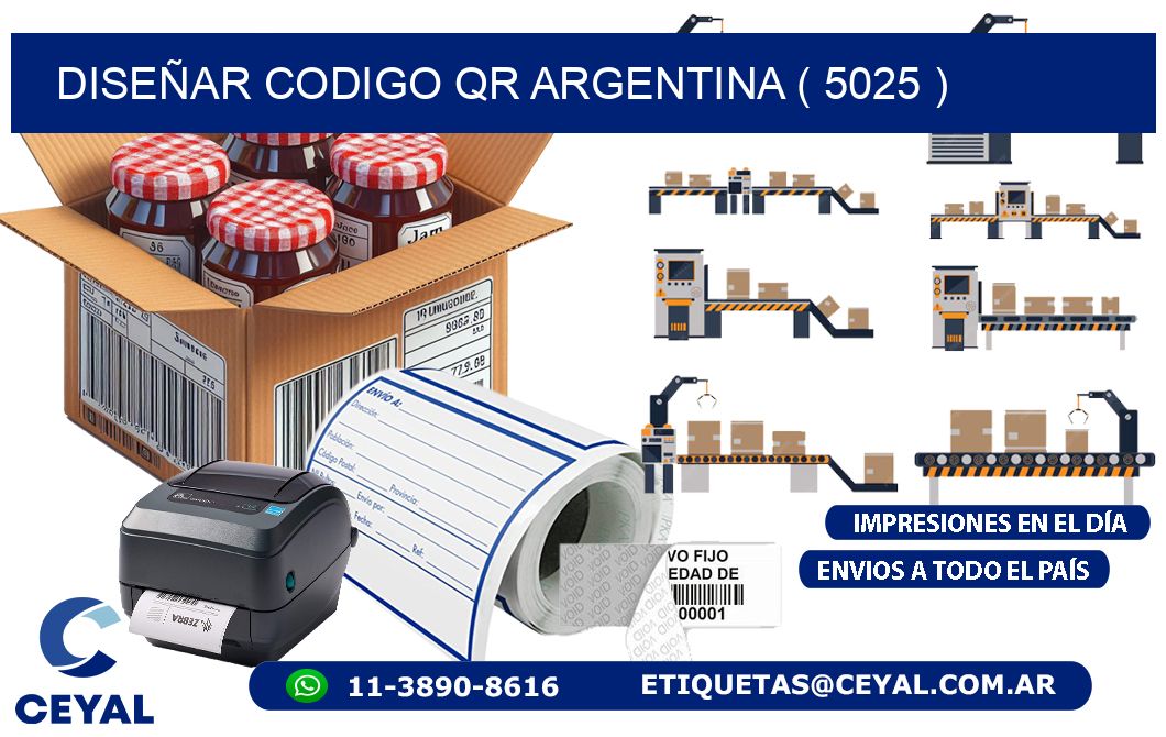 DISEÑAR CODIGO QR ARGENTINA ( 5025 )