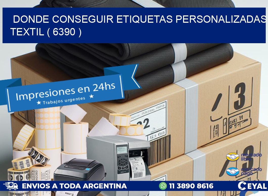 DONDE CONSEGUIR ETIQUETAS PERSONALIZADAS TEXTIL ( 6390 )