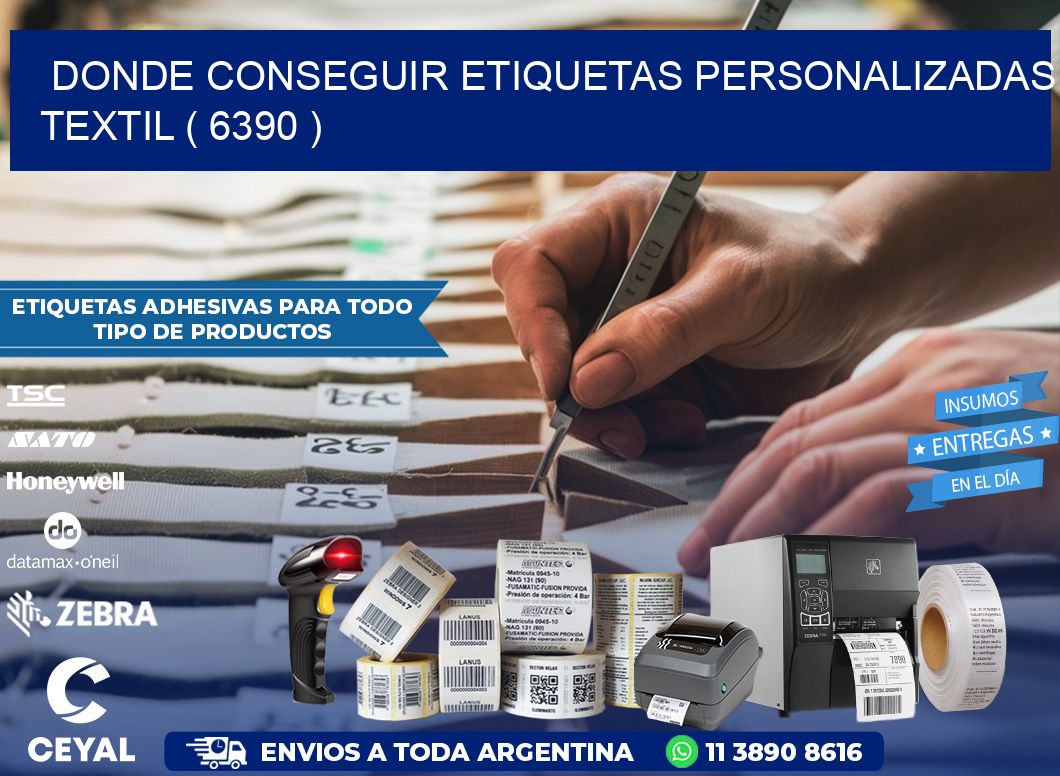 DONDE CONSEGUIR ETIQUETAS PERSONALIZADAS TEXTIL ( 6390 )