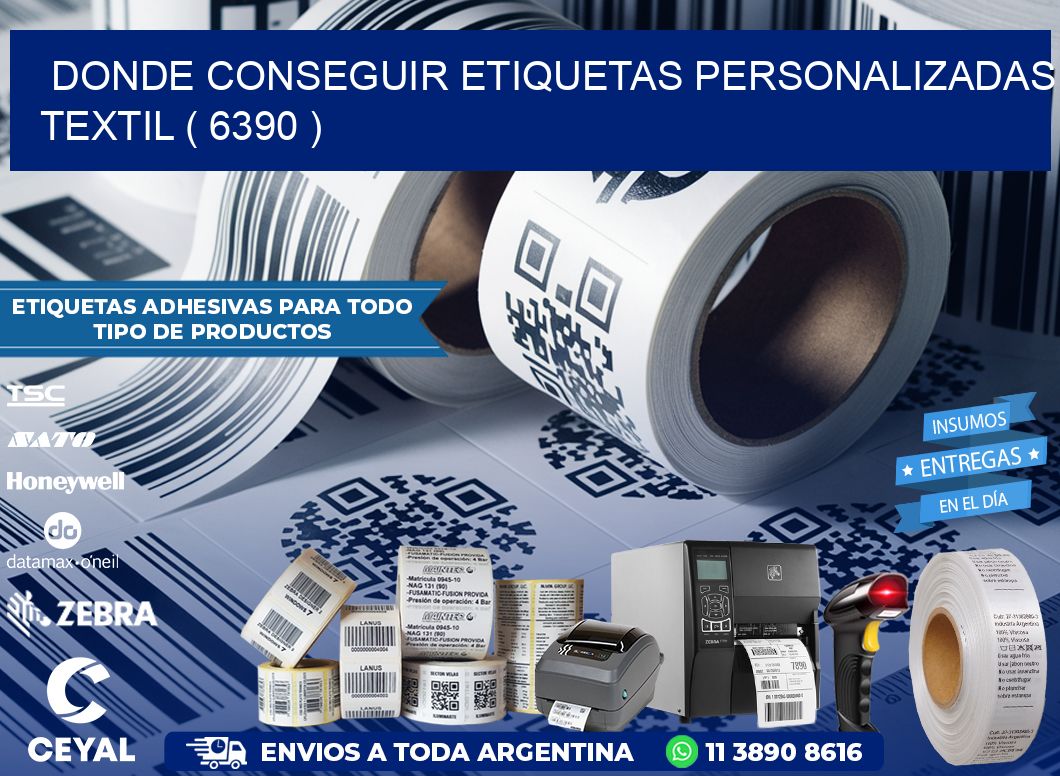 DONDE CONSEGUIR ETIQUETAS PERSONALIZADAS TEXTIL ( 6390 )