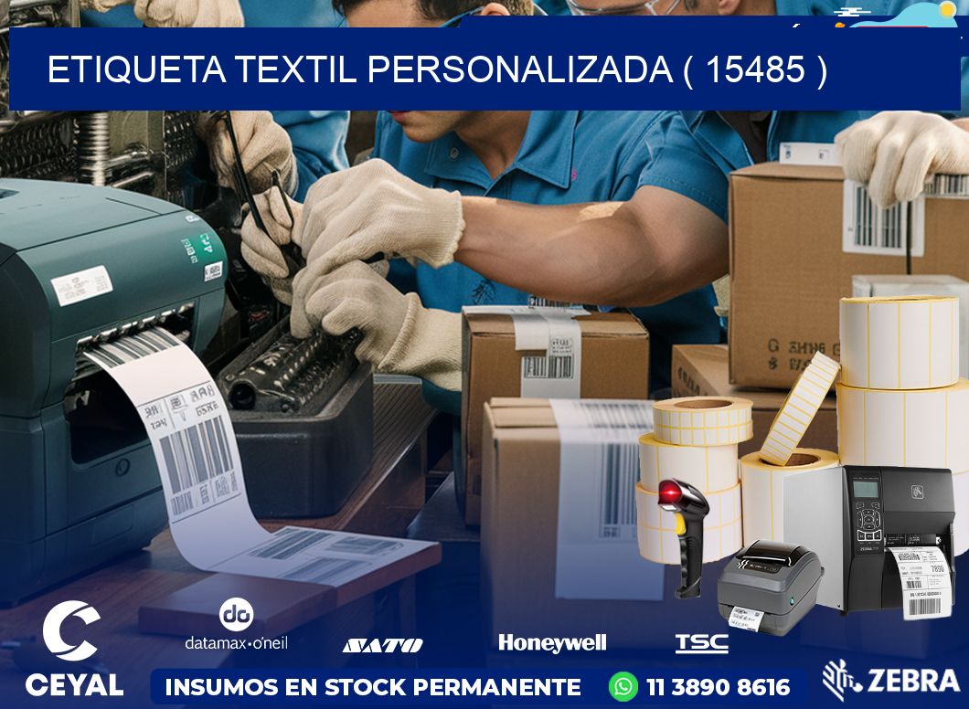 ETIQUETA TEXTIL PERSONALIZADA ( 15485 )