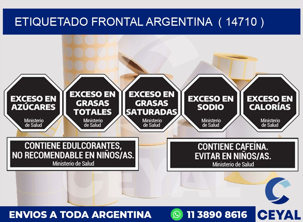 ETIQUETADO FRONTAL ARGENTINA ( 14710 )