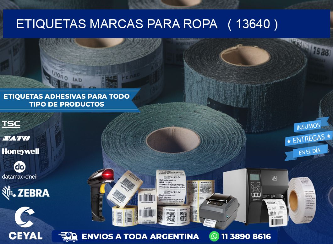 ETIQUETAS MARCAS PARA ROPA   ( 13640 )