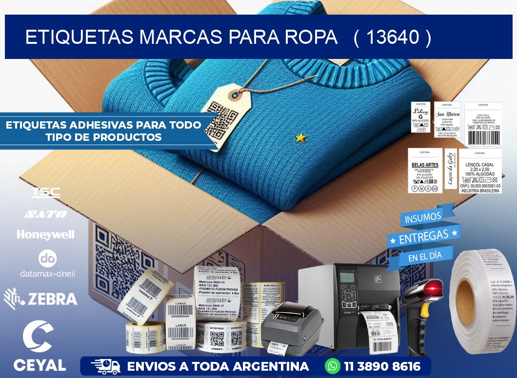 ETIQUETAS MARCAS PARA ROPA ( 13640 )