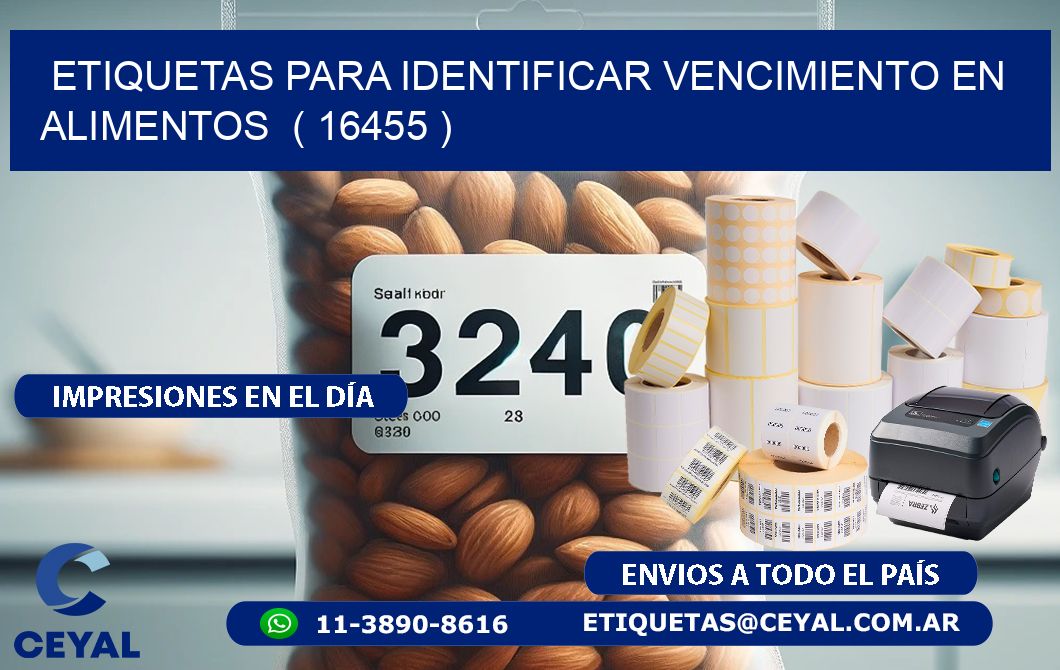 ETIQUETAS PARA IDENTIFICAR VENCIMIENTO EN ALIMENTOS ( 16455 )