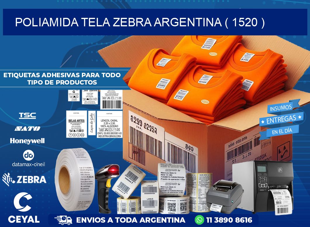 POLIAMIDA TELA ZEBRA ARGENTINA ( 1520 )