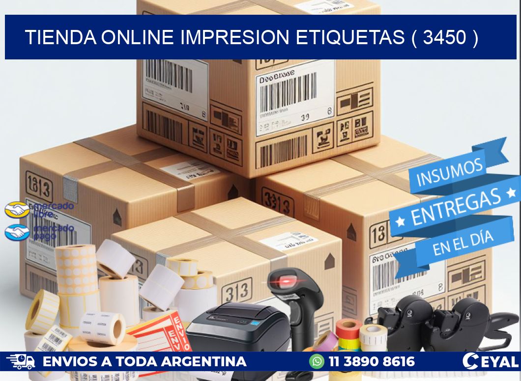 TIENDA ONLINE IMPRESION ETIQUETAS ( 3450 )